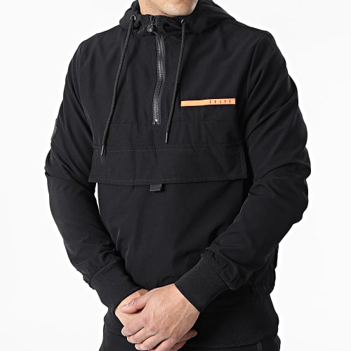 Ensemble Veste Outdoor Capuche Et Pantalon Jogging Keylor Noir