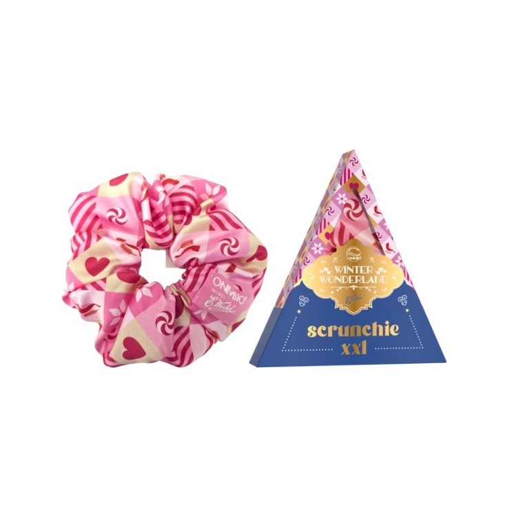 OnlyBio x Wedel Hair in Balance Scrunchie XXL Erdbeermilchschokolade