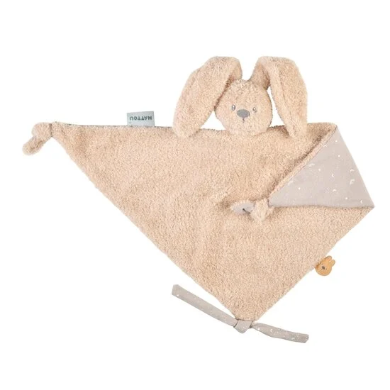 Lapidou grand doudou lapin - Glow in the dark    Teddy sable        de               Nattou