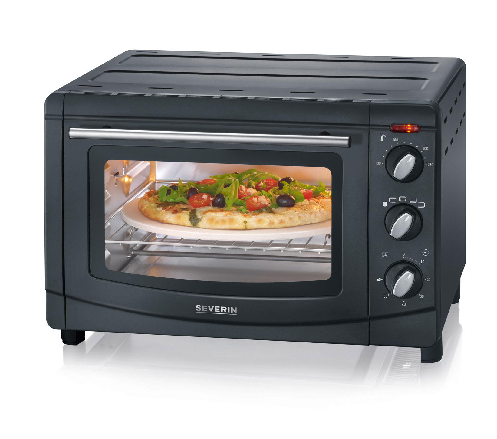 SEVERIN Mini-Backofen TO 2068 - schwarz - 1500 Watt