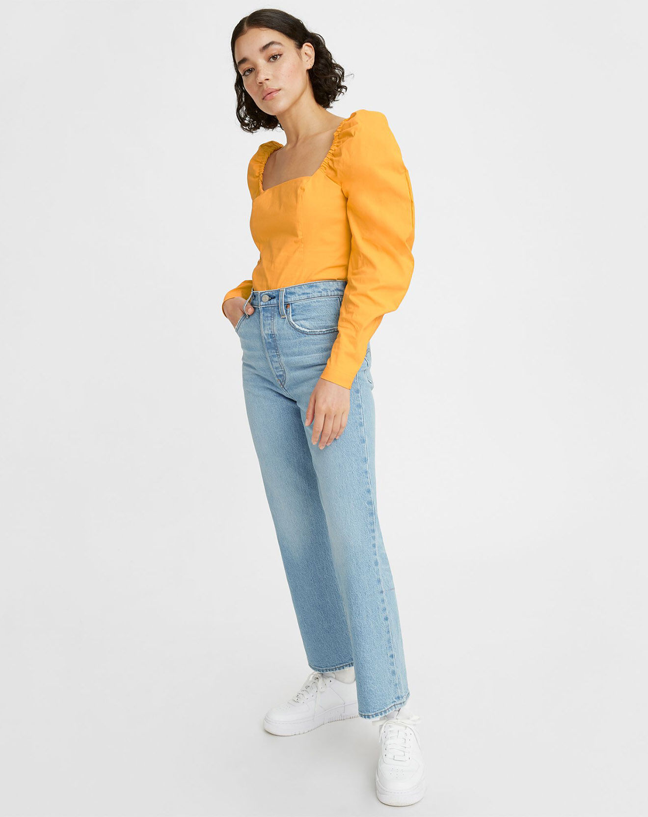 Levi's® Jean crop boot Ribcage bleu