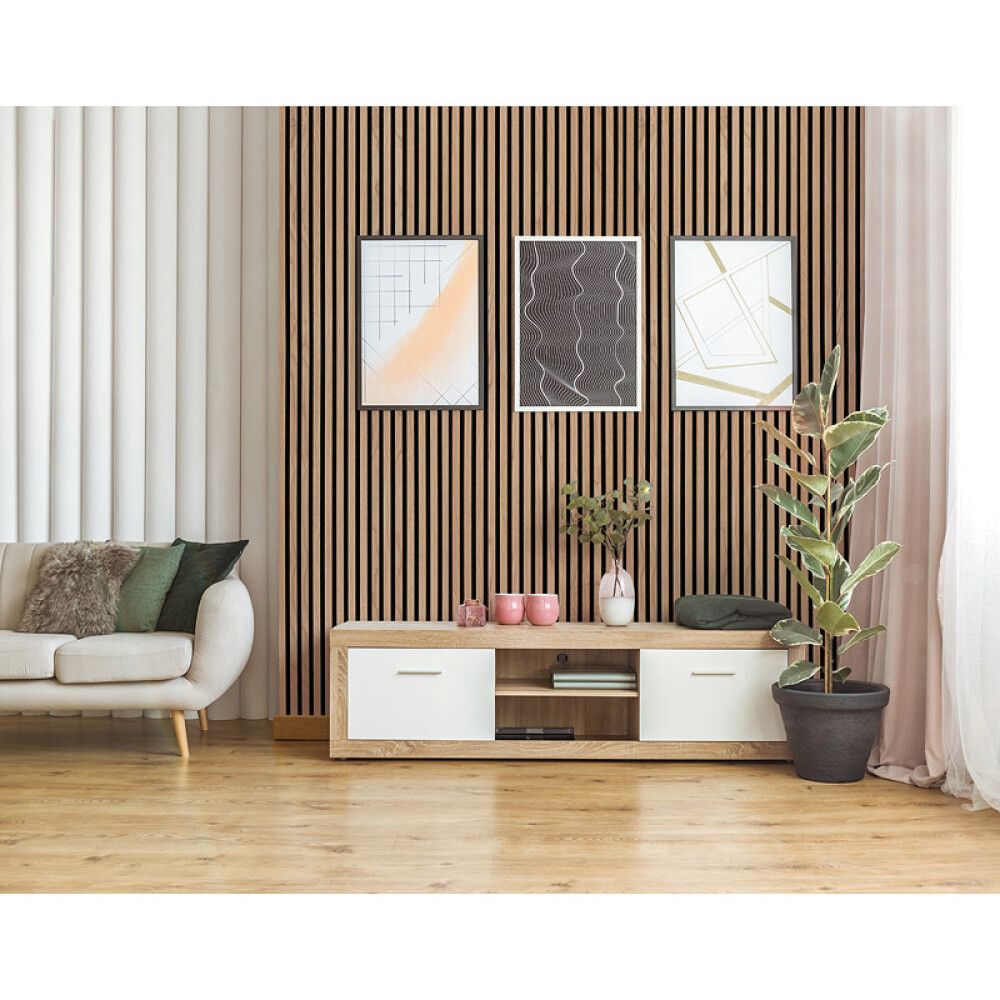 AKUSTIKKPANEL VILLA LYS EIK 2440X605X22MM