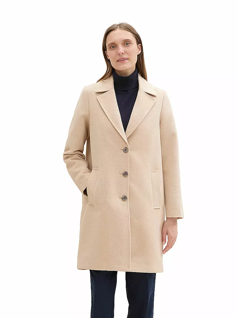 TOM TAILOR Mantel beige