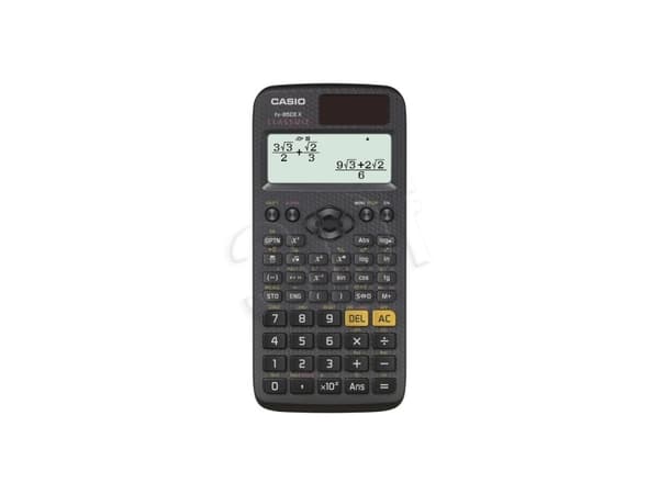 CASIO VIDENSKABELIG LOMMEREGNER FX-85CEX, 379 FUNKTIONER, 77X166MM, SORT