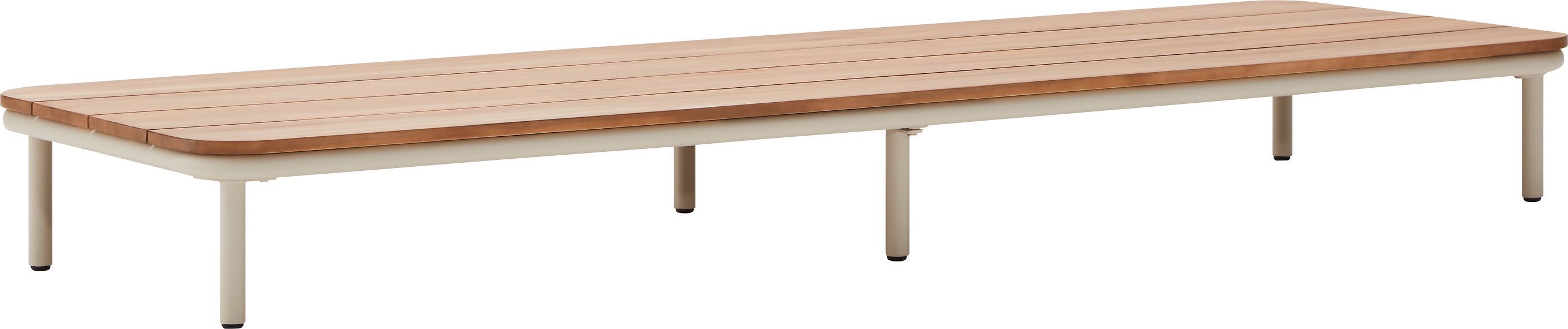 NIHOA Lounge 3er Element - Akazie / B: 228.0 cm x T: 76.0 cm x H: 25.0 cm