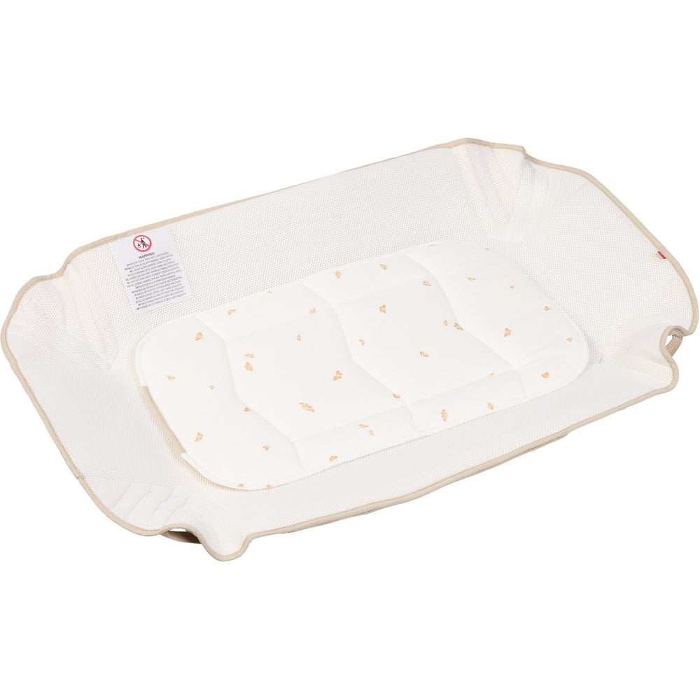 Køb Voksi® Seashell Sand Leaf Carry Me Inklusiv Solskærm Og Myggenet Bundle