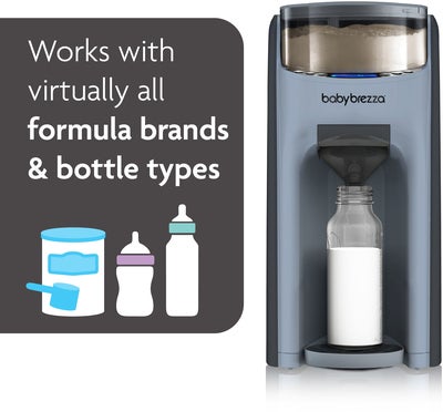Baby Brezza Formula Pro Advanced Melkerstatnings- og Vellingmaskin, Slate