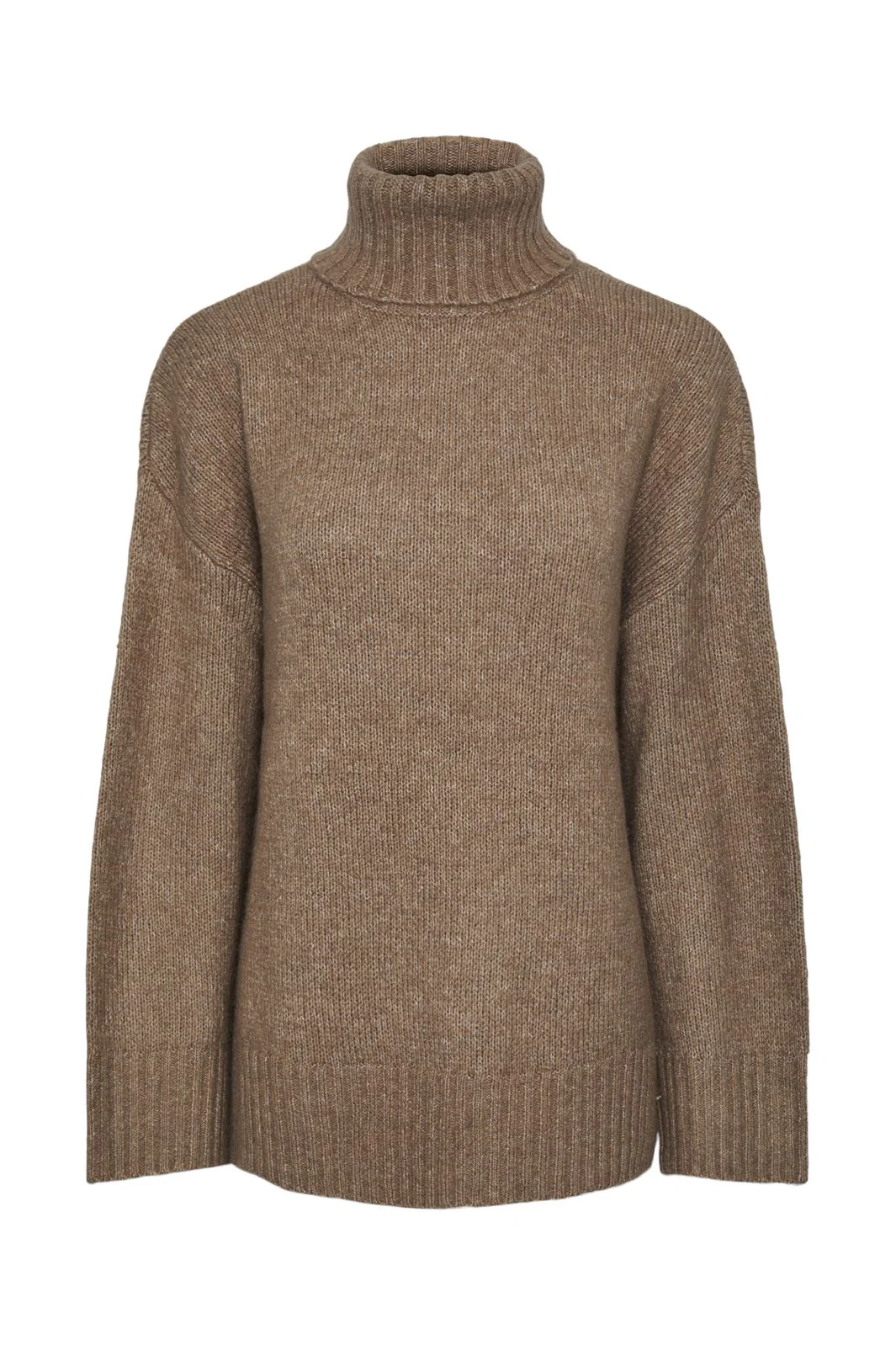 Pieces Pcnancy Ls Loose Roll Neck Knit 4264158 fossil