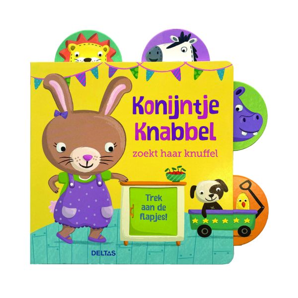 Deltas Boekje - Konijntje Knabbel Zoekt Haar Knuffel