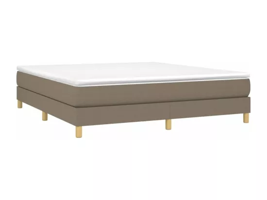 Sommier à lattes de lit Taupe 160x200 cm Tissu