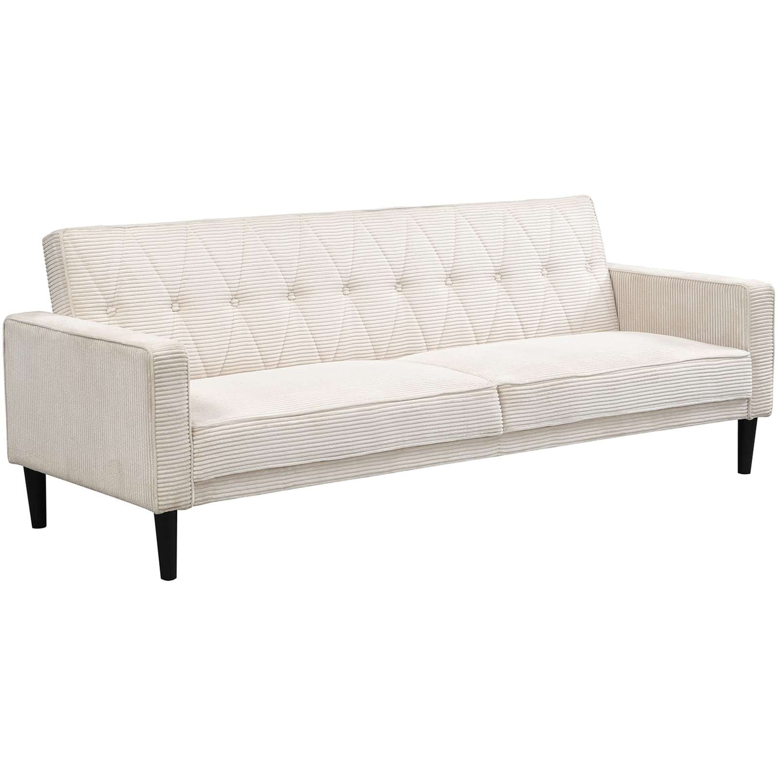Dorel Home 3-Sitzer »Avon« Schlafsofa 213cm, Bettfunktion (110/190cm), trendiger Cord o. Webstoff