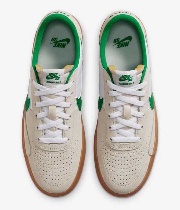 Nike SB Heritage Vulc Schuh (summit white lucky green)
