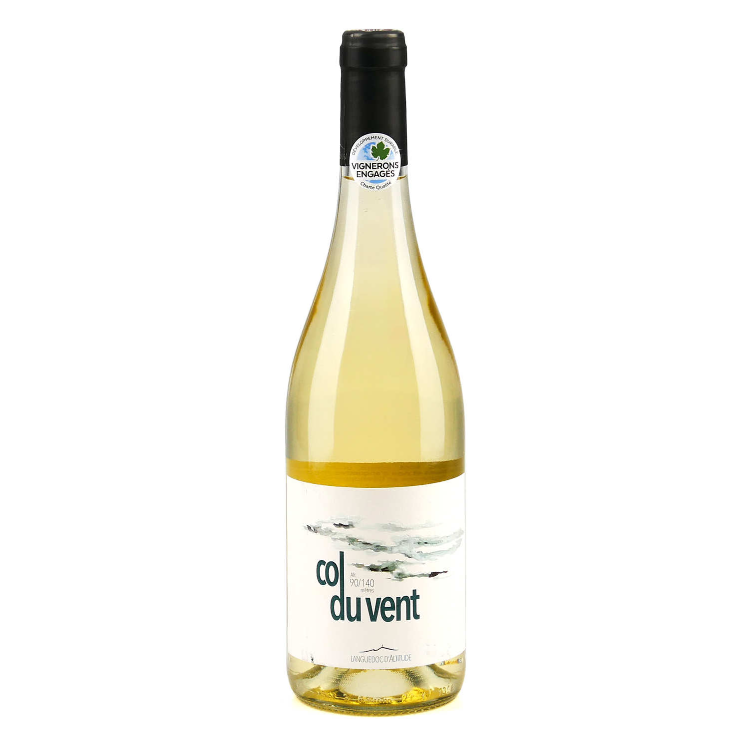 Col du vent - vin blanc AOP Languedoc