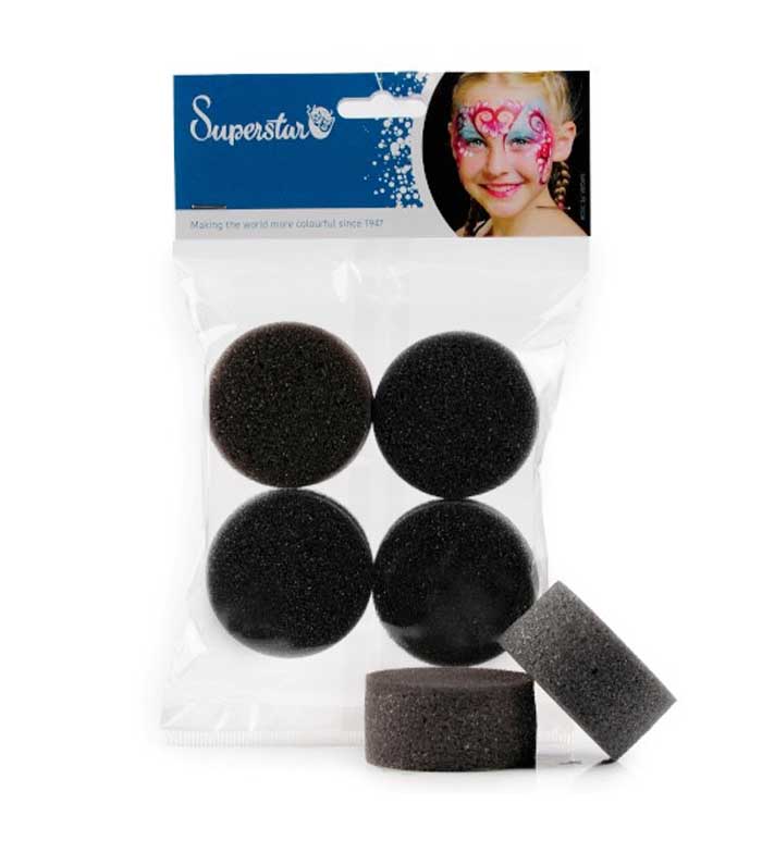 Superstar - Pacote de 4 esponjas para Aquacolor - Eco