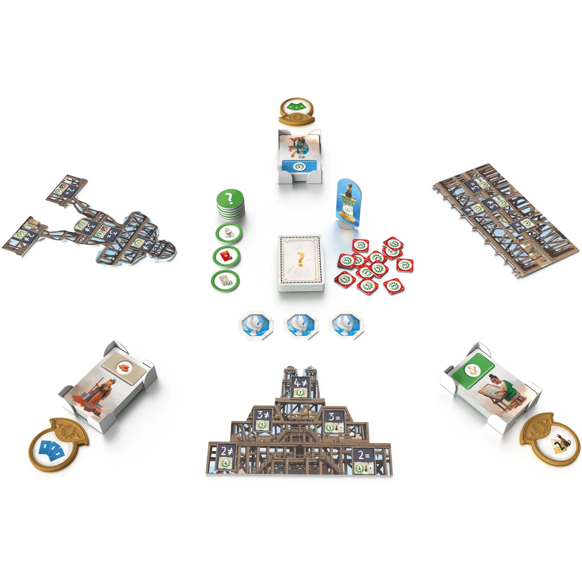 Asmodee Brettspiel 7 Wonders Architects - Medals