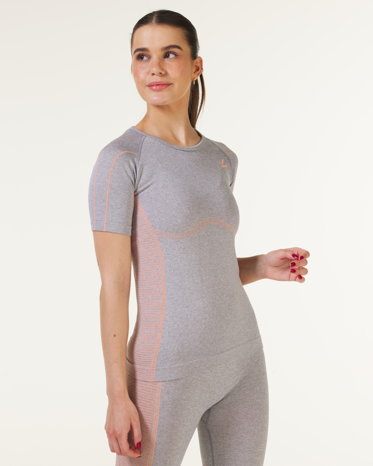 LEVITY Edge Seamless T-shirt Orange Peach
