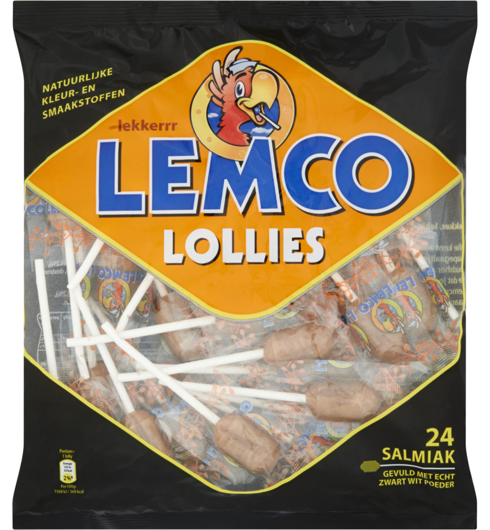 Lemco Salmiak lollies (240 gr)