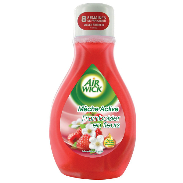 Désodorisant mèche 2 en 1 Air Wick framboisier en fleurs 375 ml