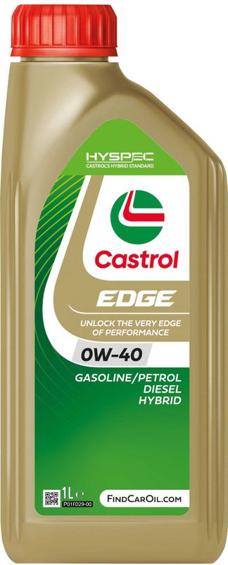 Castrol - Edge - Motorolie - 0W40 - 1L
