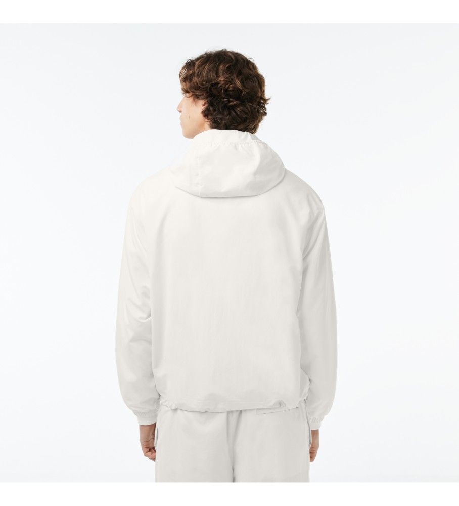 Jaqueta esportiva branca Lacoste