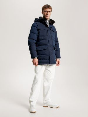 Parka utilitária Rockie com capuz acolchoado e quente