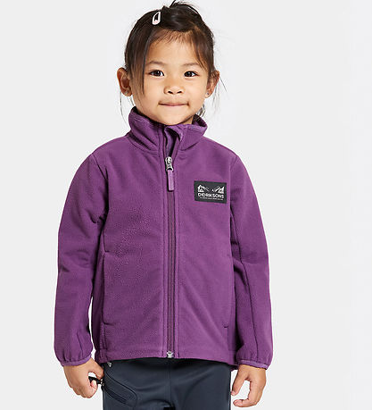 Didriksons Fleecejacke - Muskatnuss - Grape