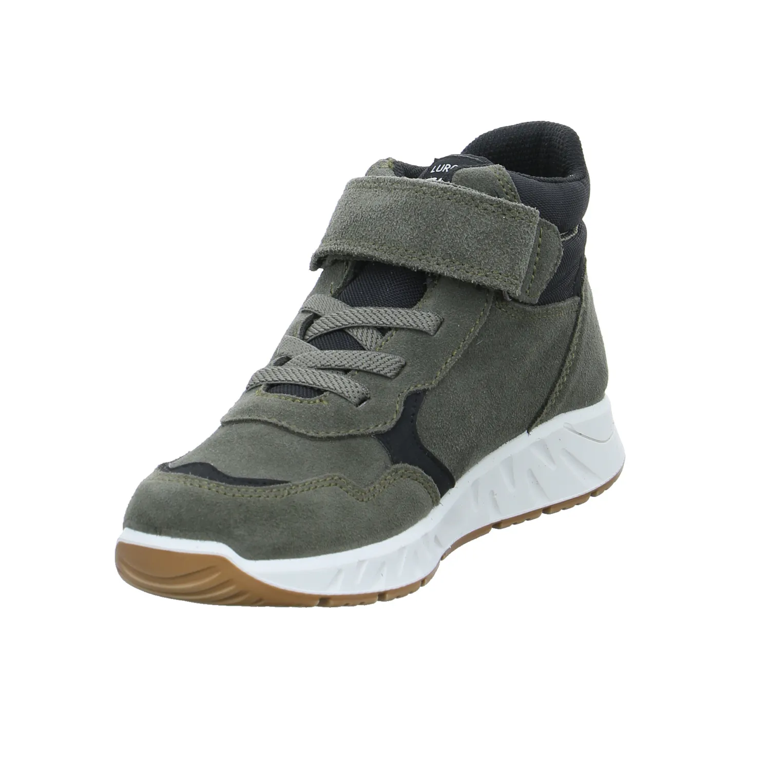 LURCHI Jugend-Boot Olive Leder  Sneaker high