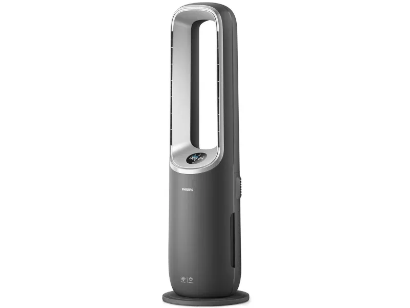 Philips Series 8000 AMF870 - Klingeløs køleblæser/opvarmer/renser - gulvstående - 2200 W - sølv / mørkegrå