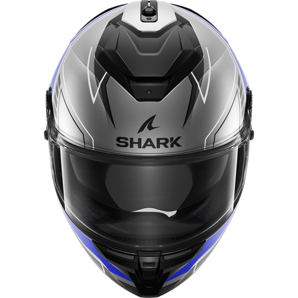 Shark - Casque Spartan GT Pro Toryan Noir Mat / Gris Mat / Bleu