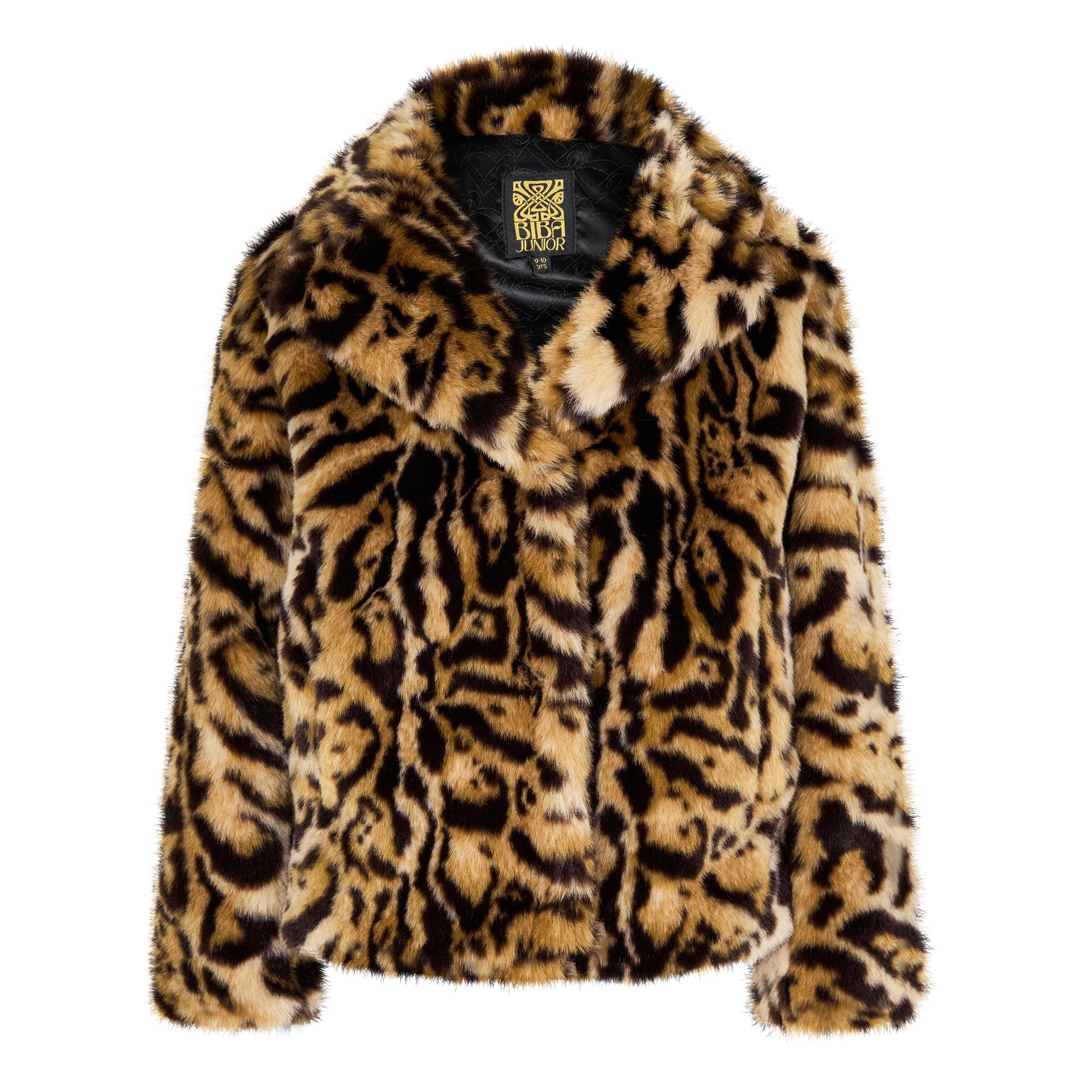 Biba Junior Girls Biba Faux Fur Jacket