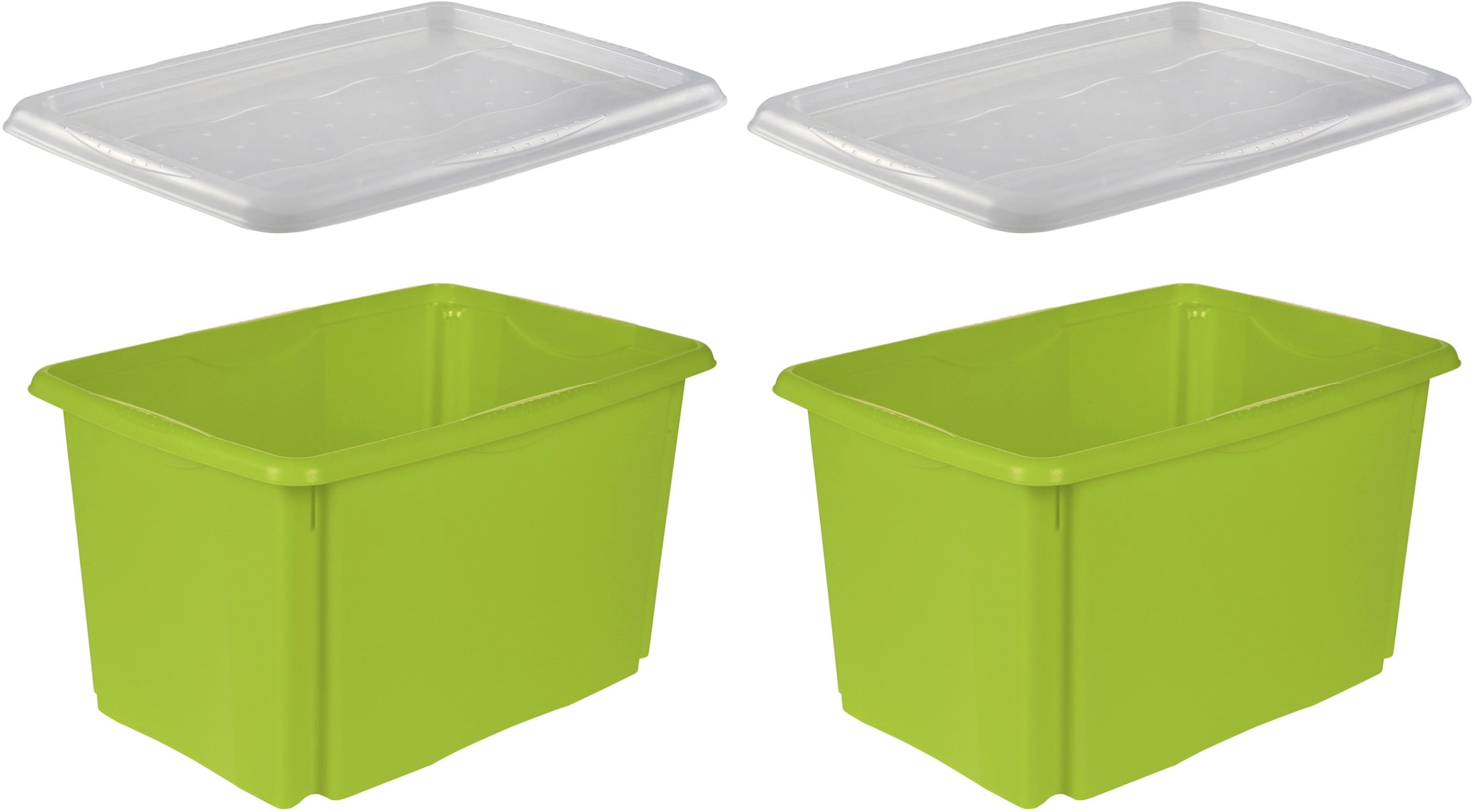 keeeper Aufbewahrungsbox »emil« 45 L, mit Deckel, hochwertiger Kunststoff