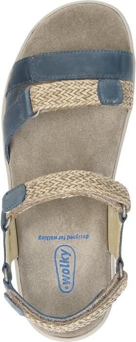 Wolky Dames Sandalen 01056 Acula Blauw