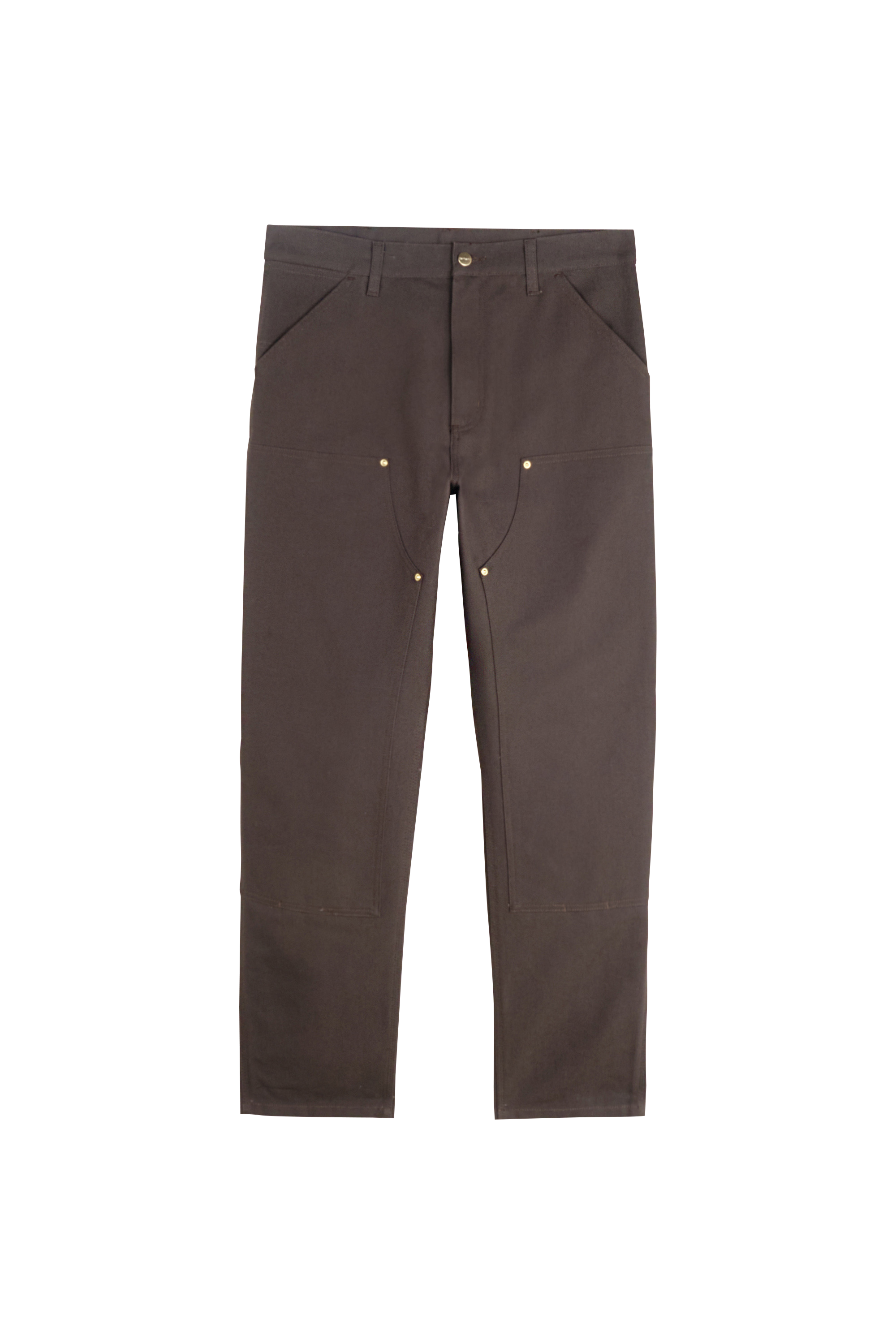 CARHARTT WIP Pantalon Double Knee Marron