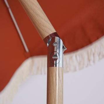 Handson parasol Pula terracotta rond Ø 200 cm