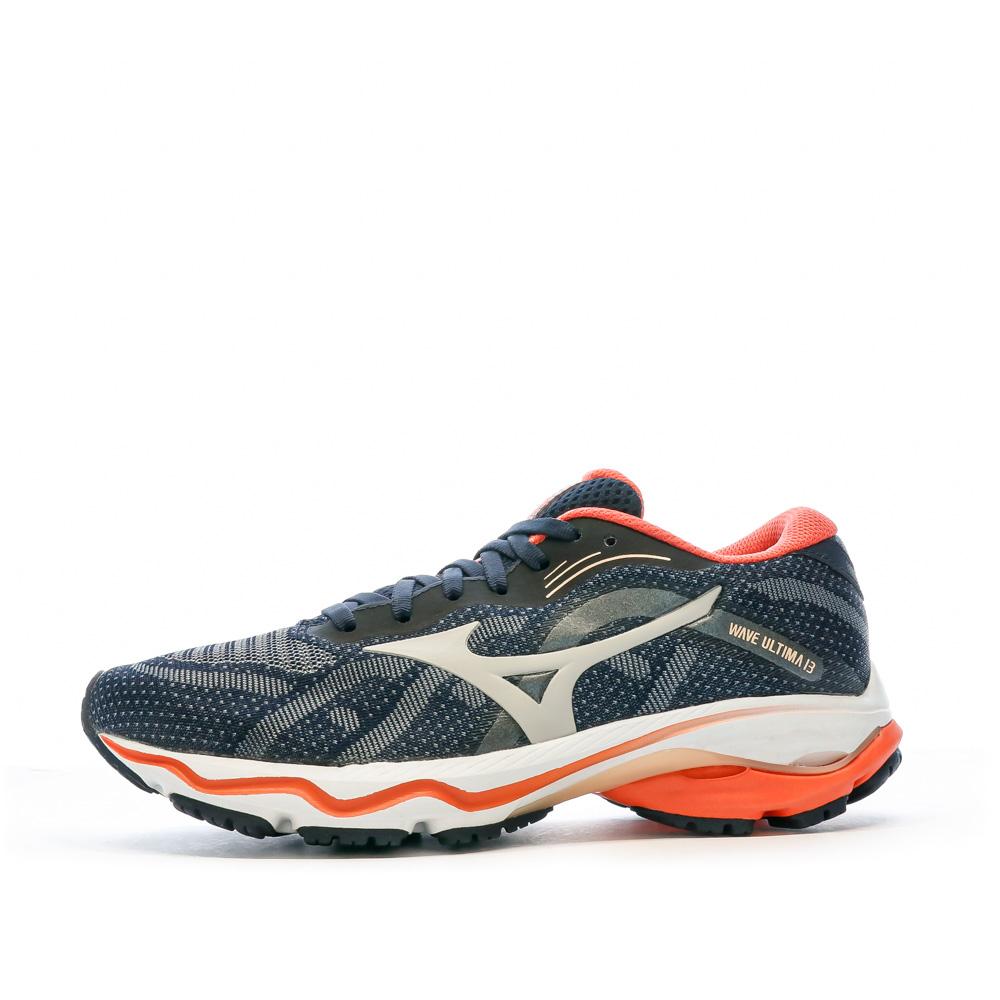 Mizuno Chaussures de Running Noir/Rouge Femme Mizuno Wave Ultima
