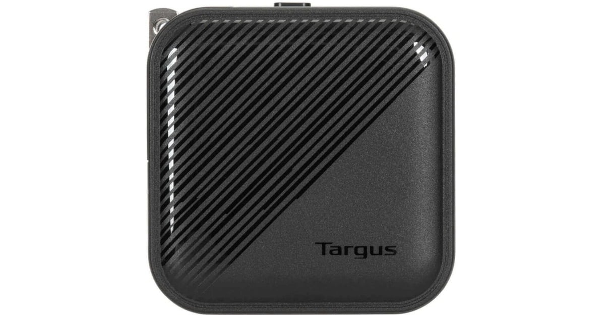 Targus65W Gan Wall Charger  (Zwart)