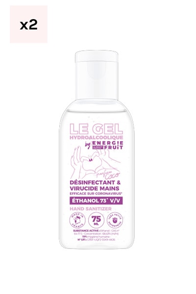 Gels hydroalcooliques - Coco - 2 x 75 ml