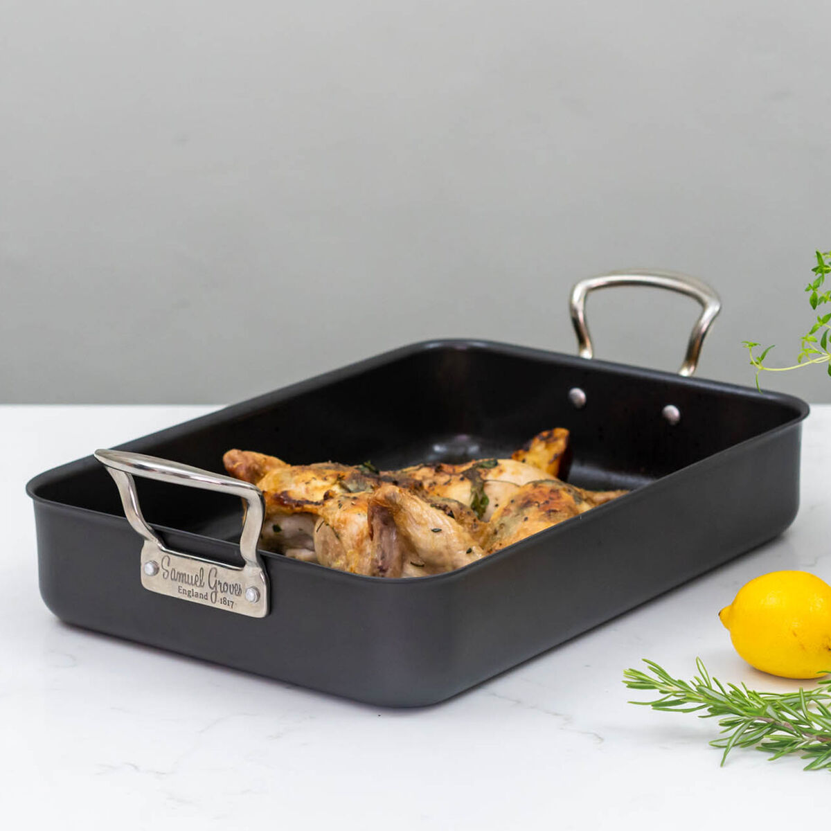 Samuel Groves Roaster 28 x 18 cm, svart