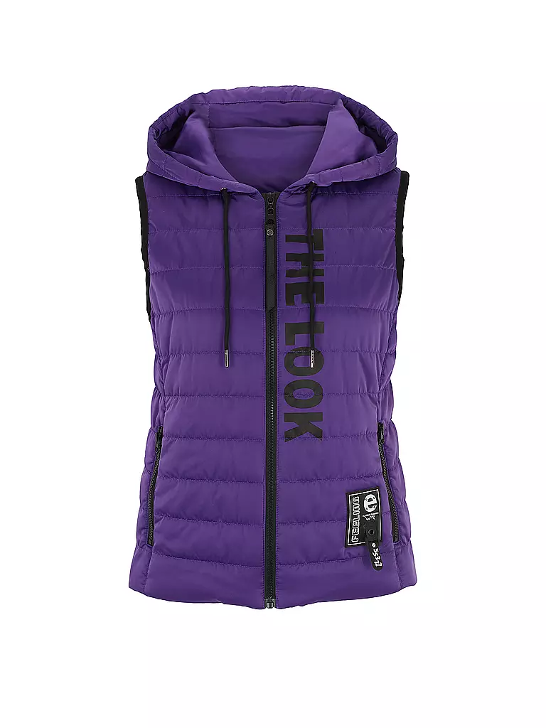 DORIS STREICH Steppgilet lila