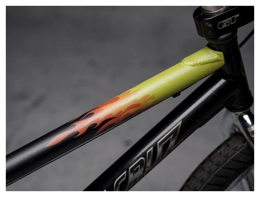 Kit de Protection Cadre Dyedbro Frame Flames Jaune Orange
