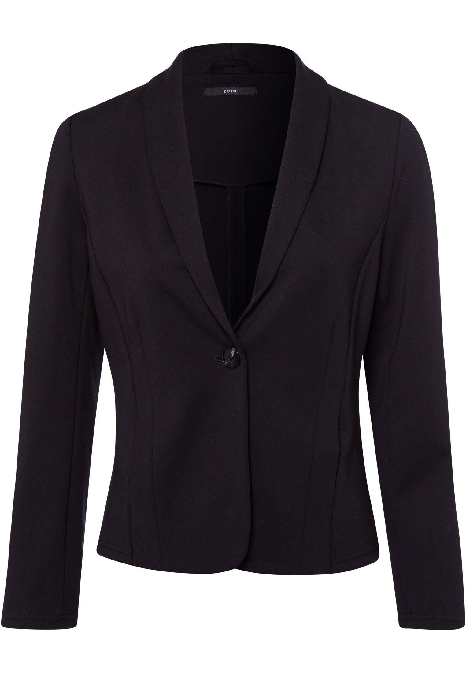 zero| Damen Jerseyblazer mit Knopfverschluss