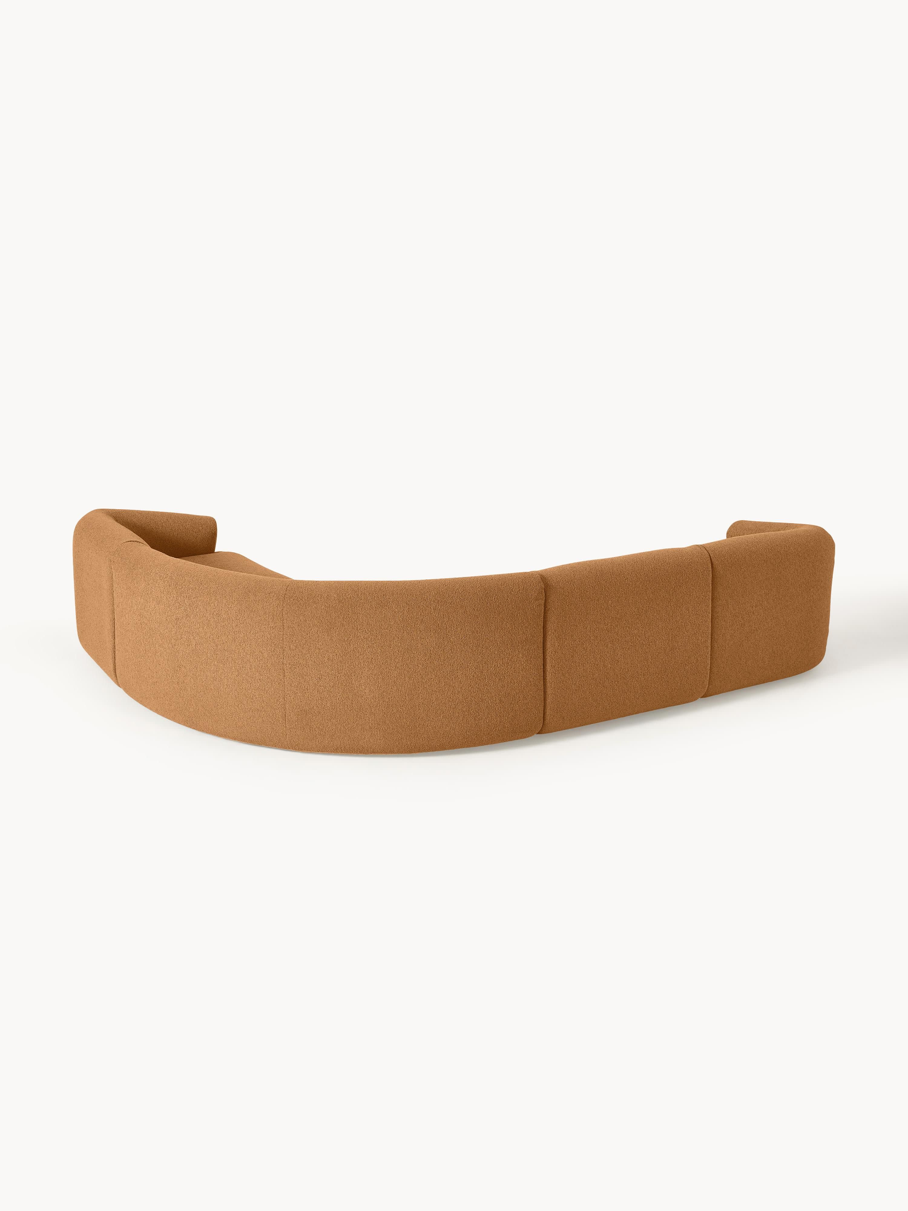 Modulaire bouclé hoekbank Sofia (4-zits)