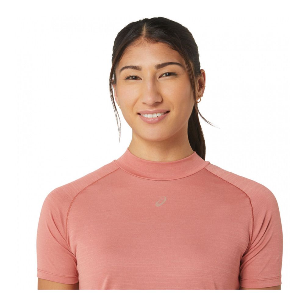 Asics NAGINO RUN - Tee-shirt Femme light garnet