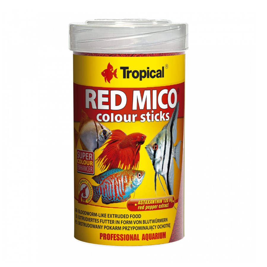 Ração para peixes Tropical Red Monkey Colour Stick