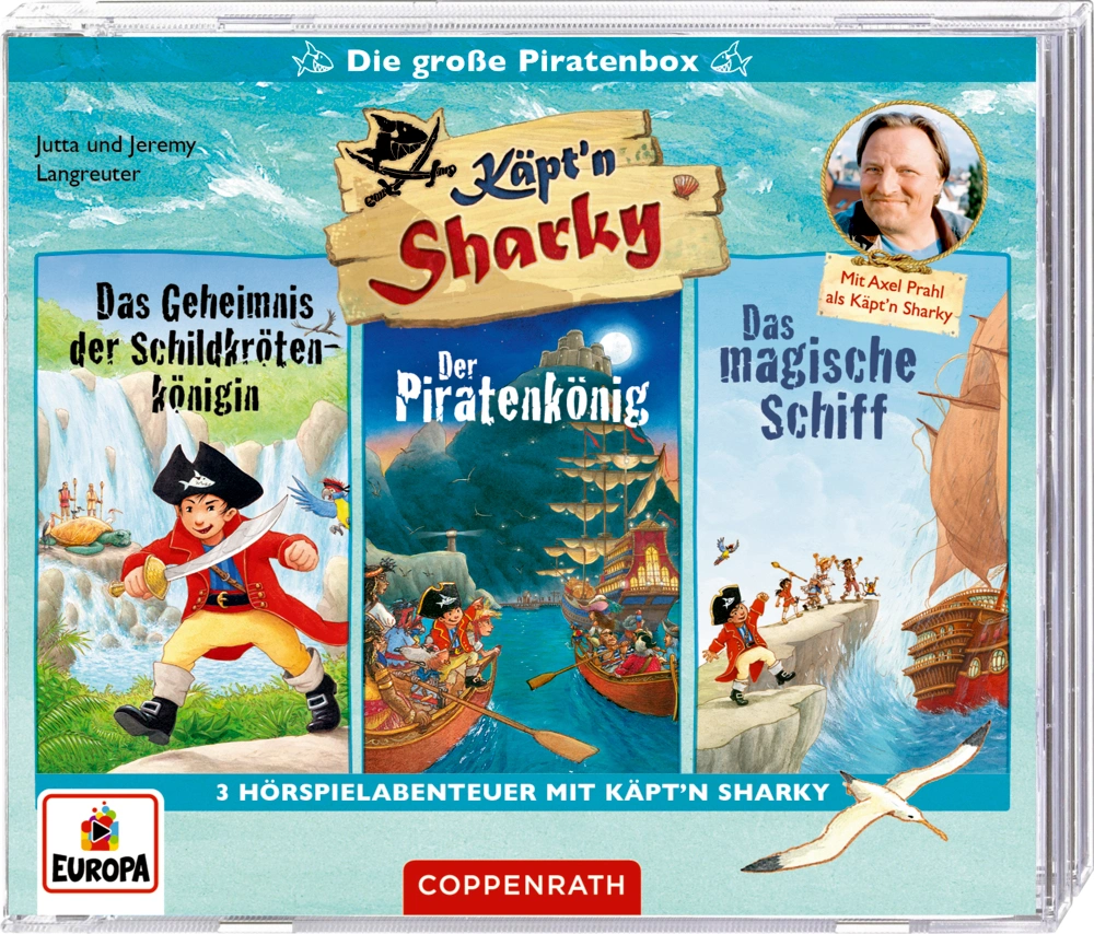 Käpt'n Sharky - Die große Piratenbox (3 CDs),Audio-CD