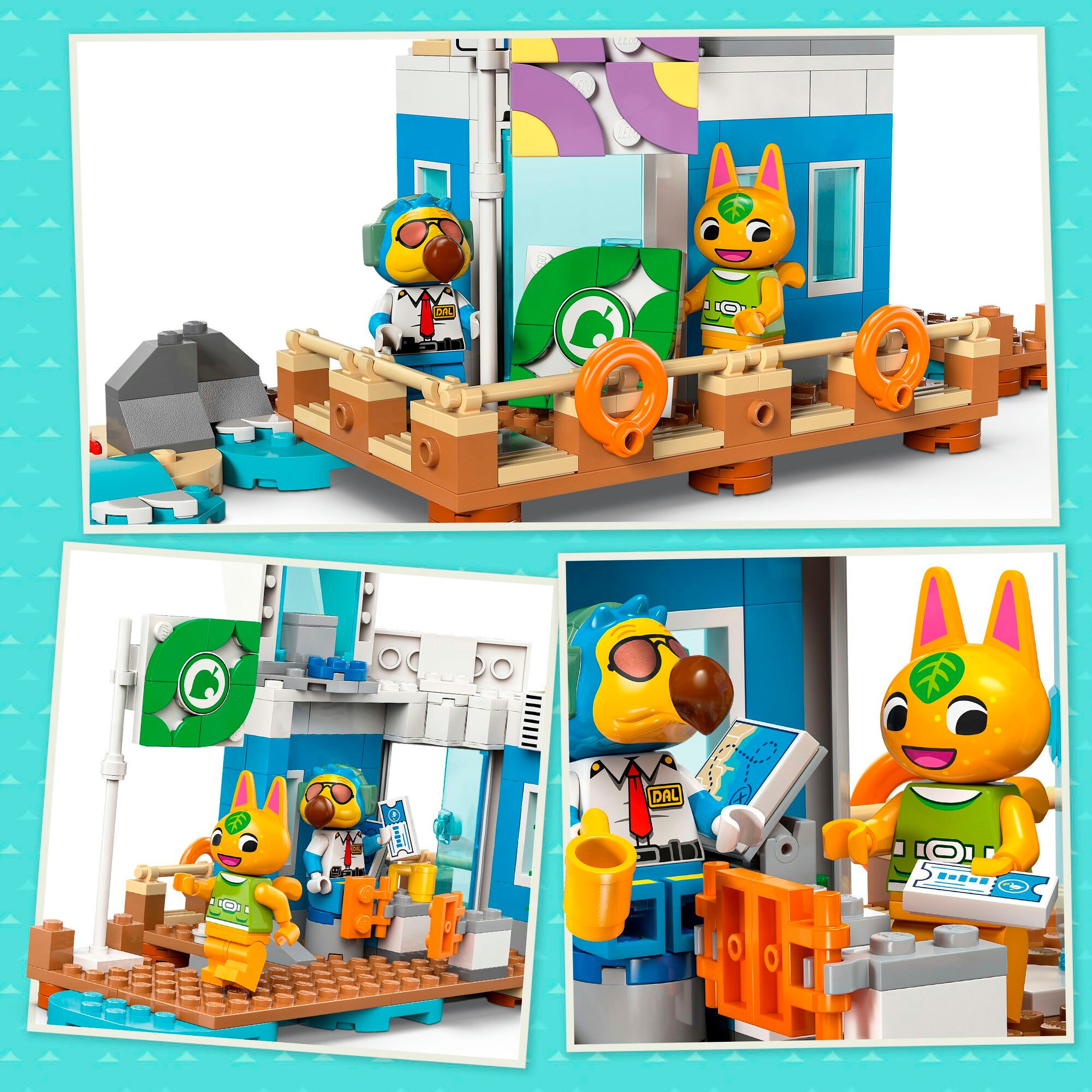 LEGO Konstruktionsspielzeug Animal Crossing Flieg mit Dodo Airlines