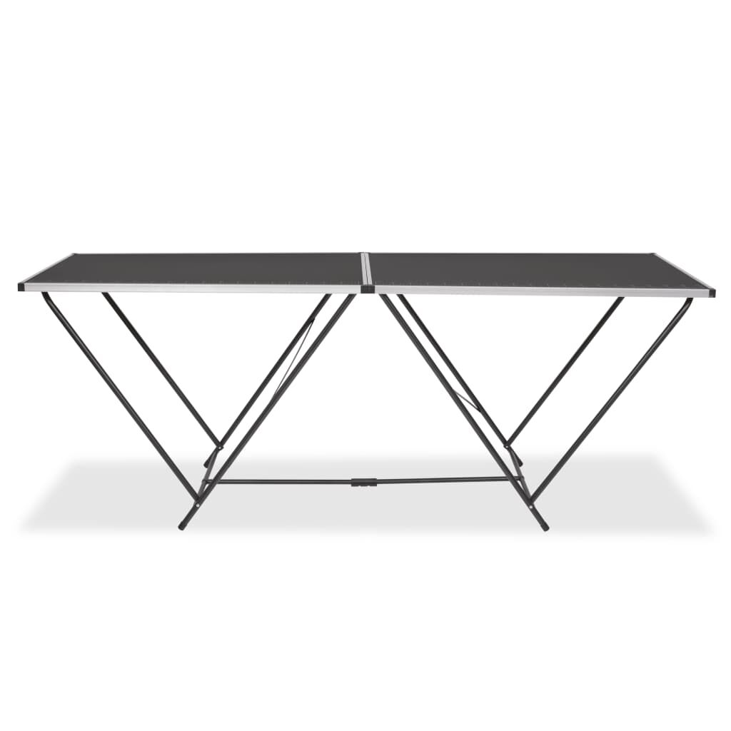 vidaXL Behangtafel inklapbaar, MDF en aluminium, 200x60x78 cm