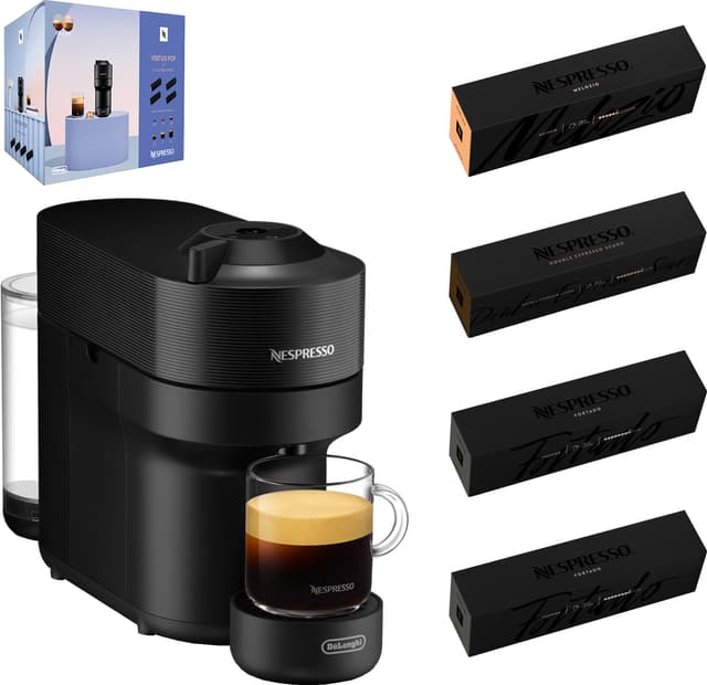 Nespresso Vertuo POP kapselmaskine fra DeLonghi værdipakke ENV90.B