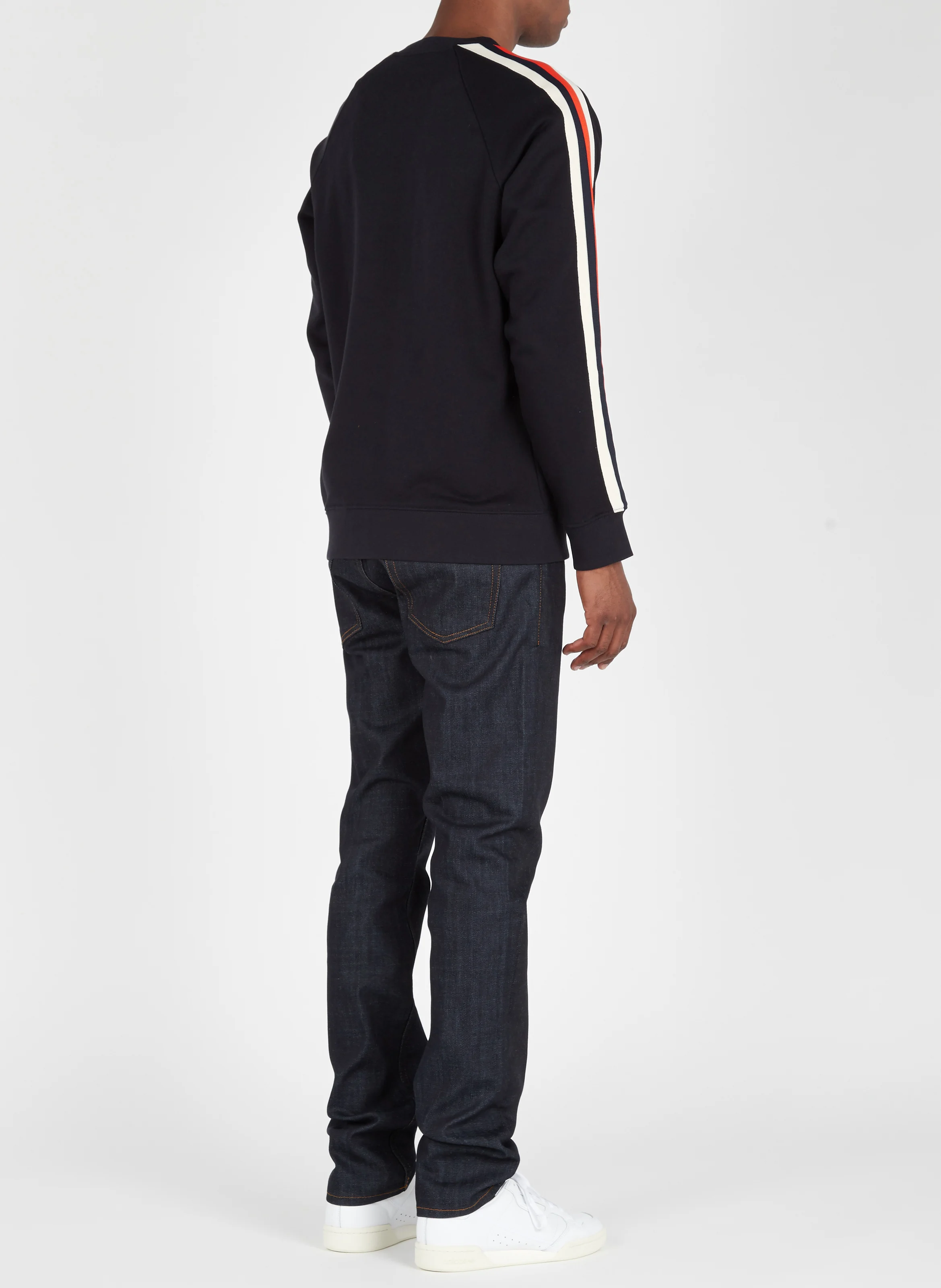 Jean droit en coton | Bleu