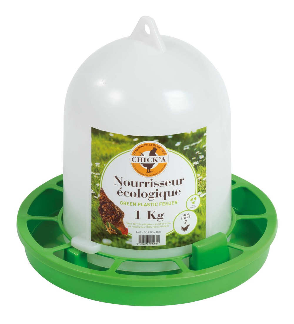 Nourrisseur à trémie ligne verte, 1 kg